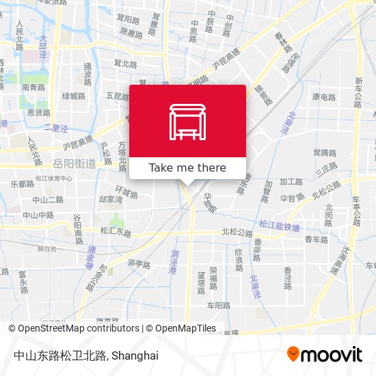 中山东路松卫北路 map