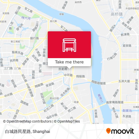 白城路民星路 map