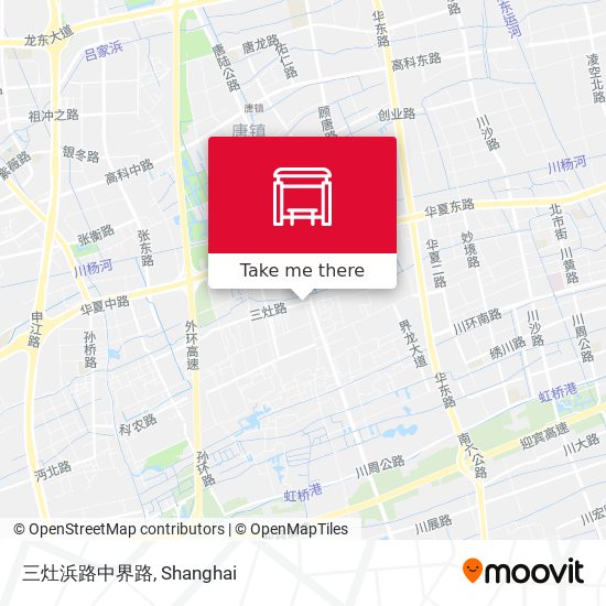 三灶浜路中界路 map