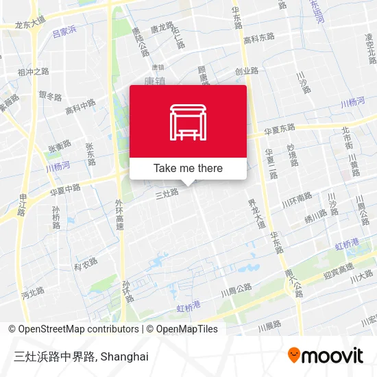 三灶浜路中界路 map