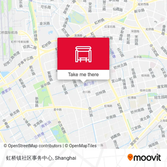 虹桥镇社区事务中心 map