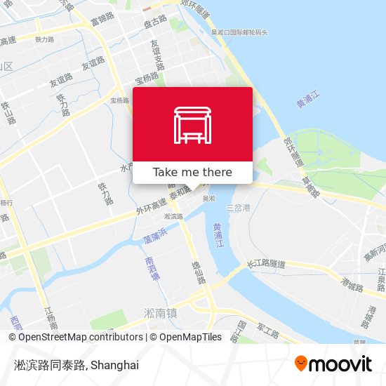 淞滨路同泰路 map