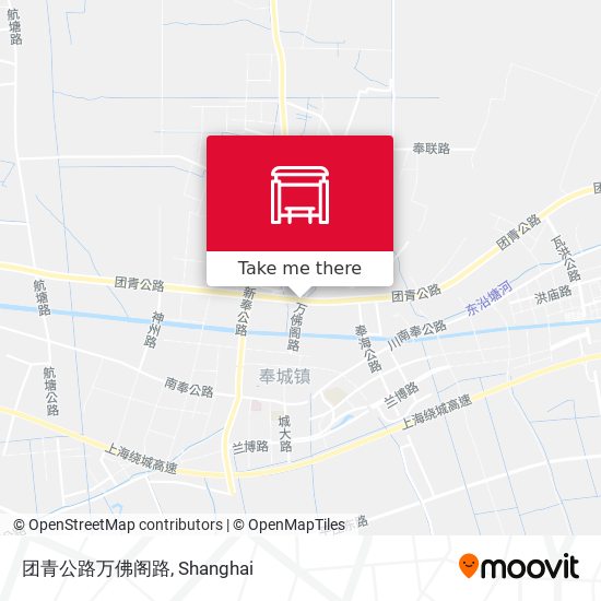 团青公路万佛阁路 map