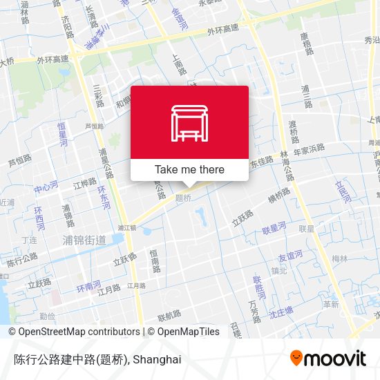 陈行公路建中路(题桥) map