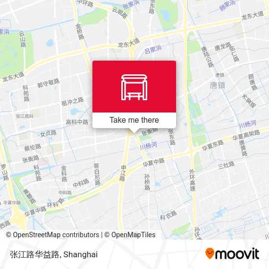 张江路华益路 map