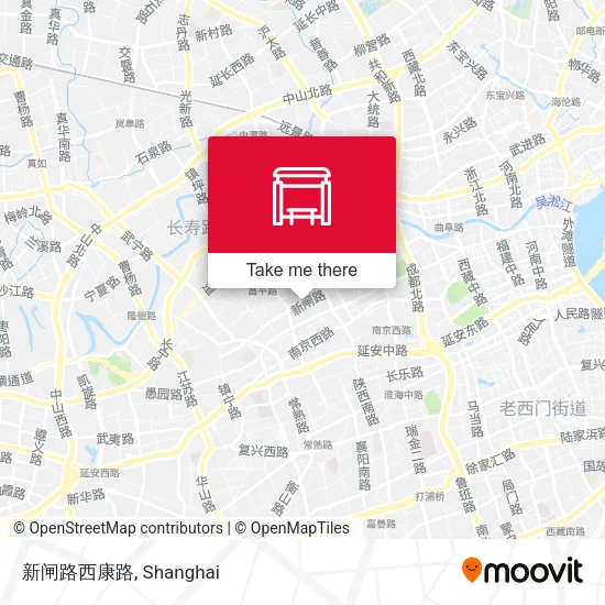 新闸路西康路 map