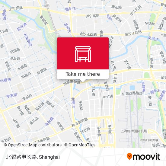 北翟路申长路 map
