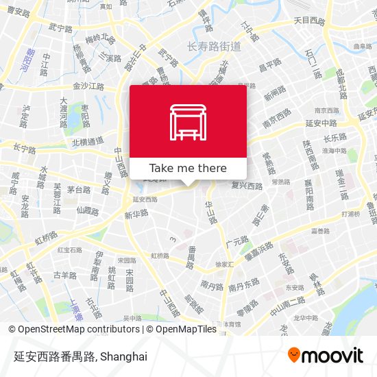 延安西路番禺路 map
