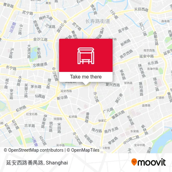 延安西路番禺路 map