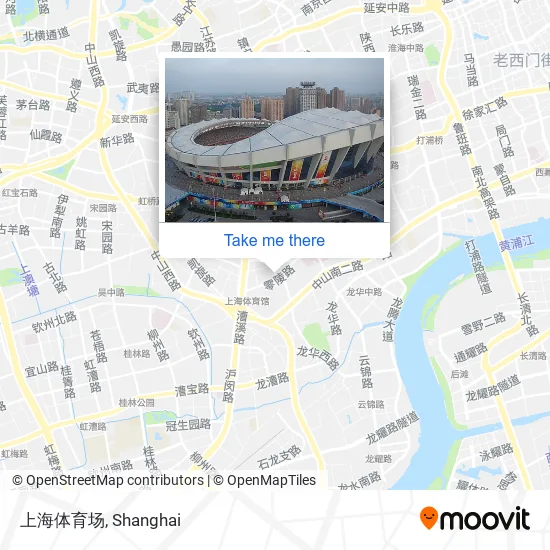 上海体育场 map
