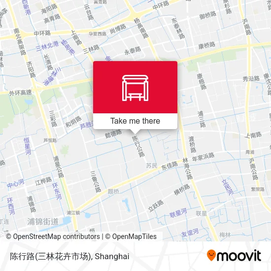 陈行路(三林花卉市场) map