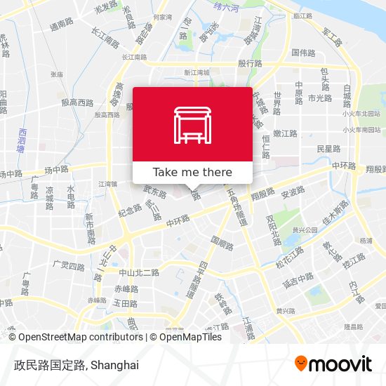 政民路国定路 map