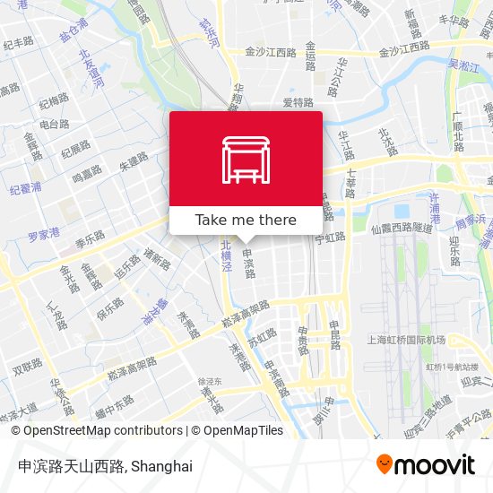 申滨路天山西路 map