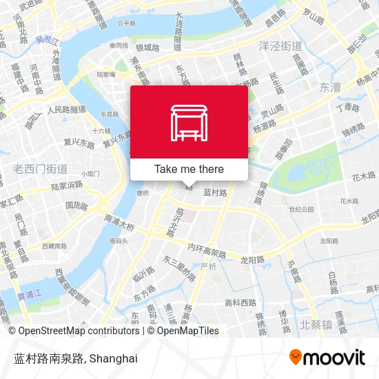 蓝村路南泉路 map