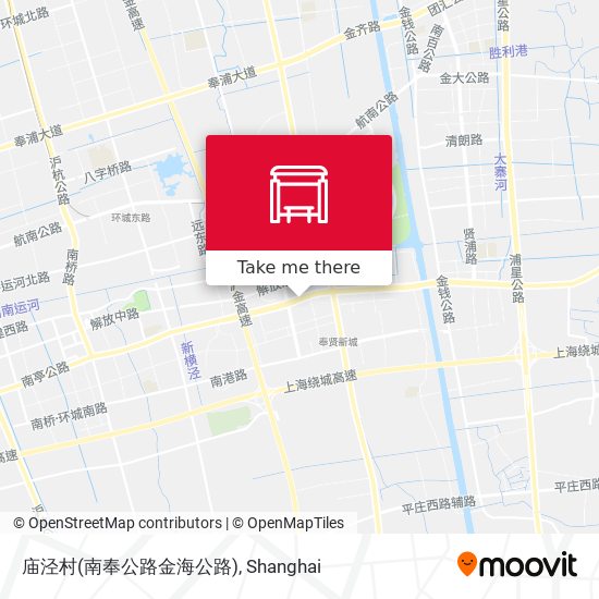 庙泾村(南奉公路金海公路) map