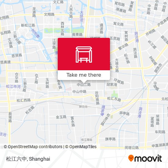 松江六中 map