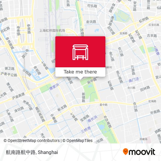 航南路航中路 map