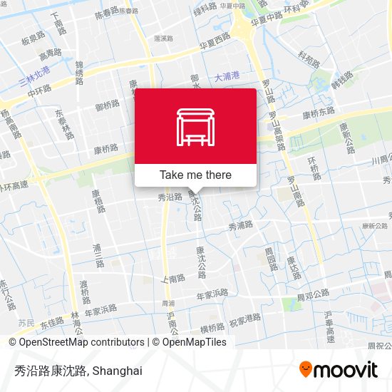 秀沿路康沈路 map
