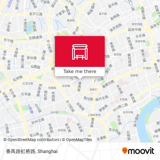 番禺路虹桥路 map