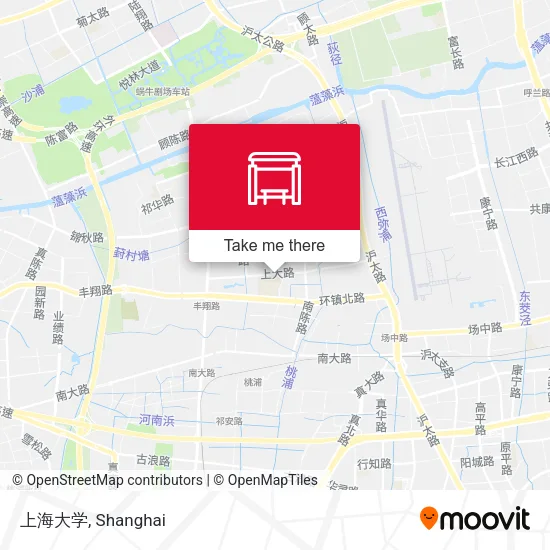 上海大学 map