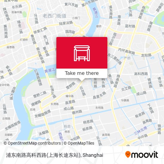 浦东南路高科西路(上海长途东站) map