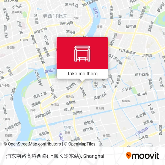 浦东南路高科西路(上海长途东站) map