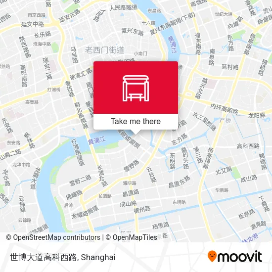 世博大道高科西路 map