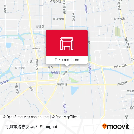 青湖东路崧文南路 map