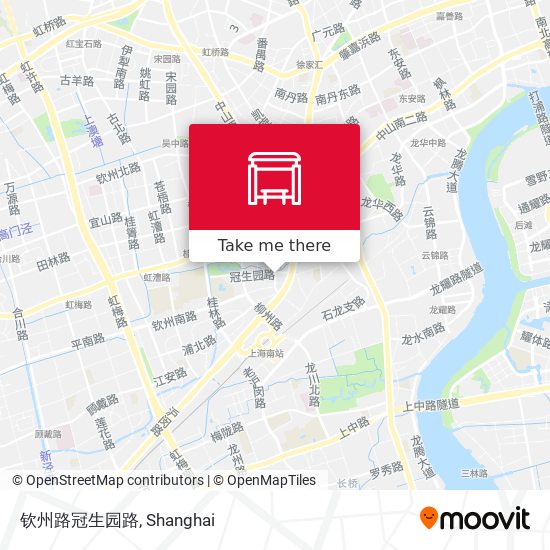 钦州路冠生园路 map