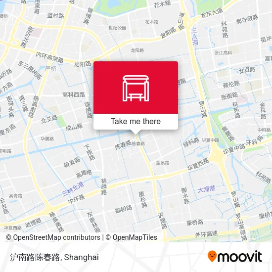 沪南路陈春路 map