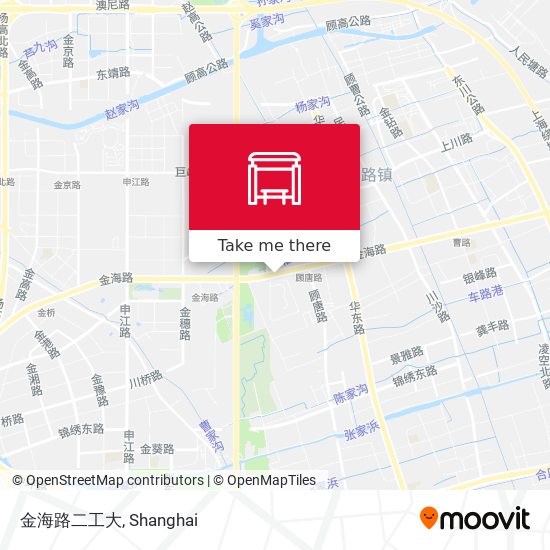金海路二工大 map
