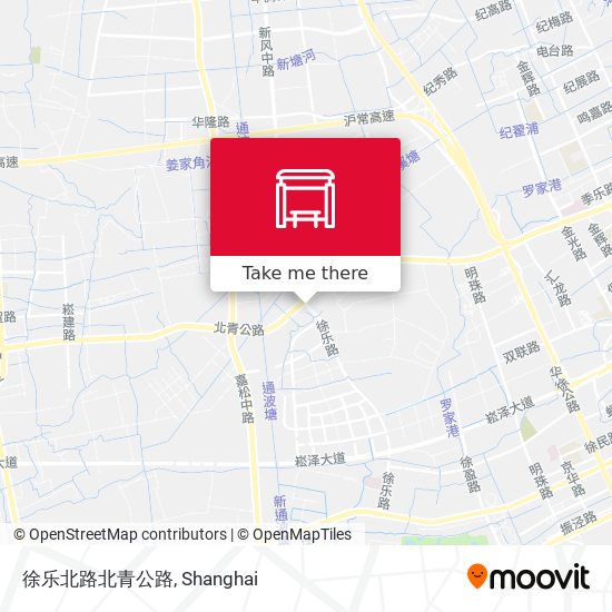 徐乐北路北青公路 map