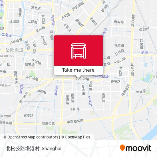 北松公路塔港村 map