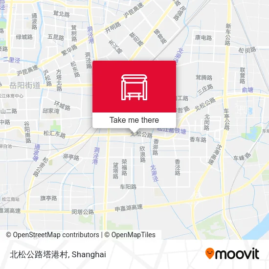 北松公路塔港村 map