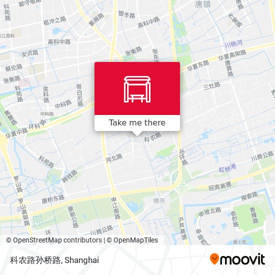 科农路孙桥路 map