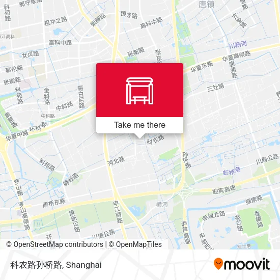 科农路孙桥路 map