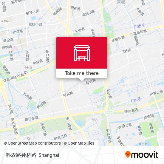 科农路孙桥路 map