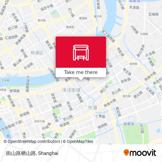 崮山路栖山路 map