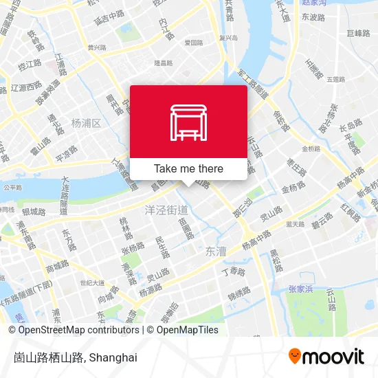 崮山路栖山路 map