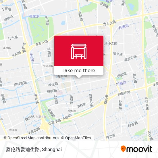 蔡伦路爱迪生路 map