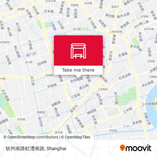 钦州南路虹漕南路 map