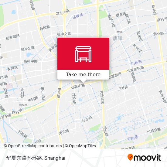 华夏东路孙环路 map