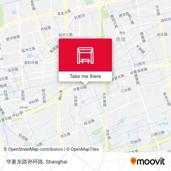 华夏东路孙环路 map