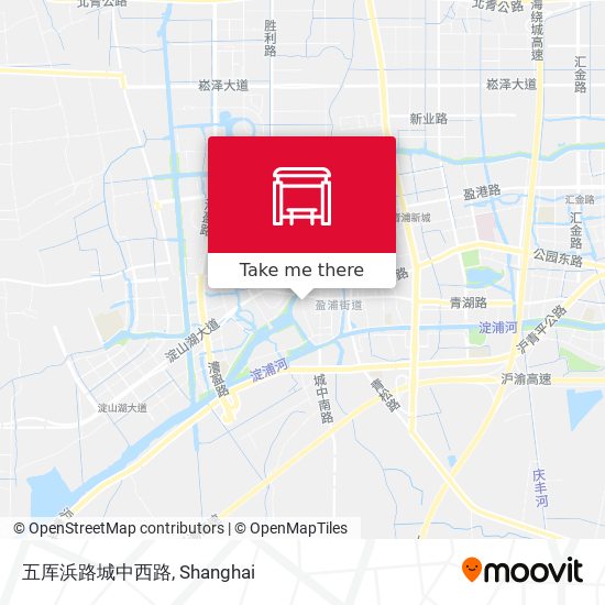五厍浜路城中西路 map