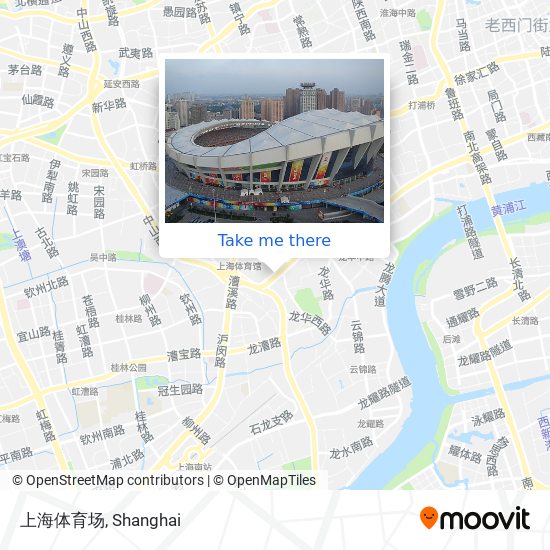 上海体育场 map