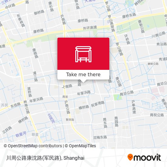 川周公路康沈路(军民路) map