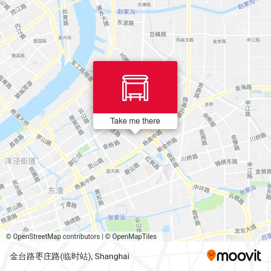 金台路枣庄路(临时站) map