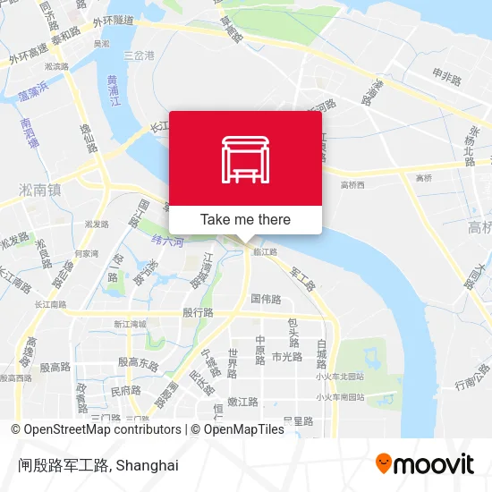 闸殷路军工路 map