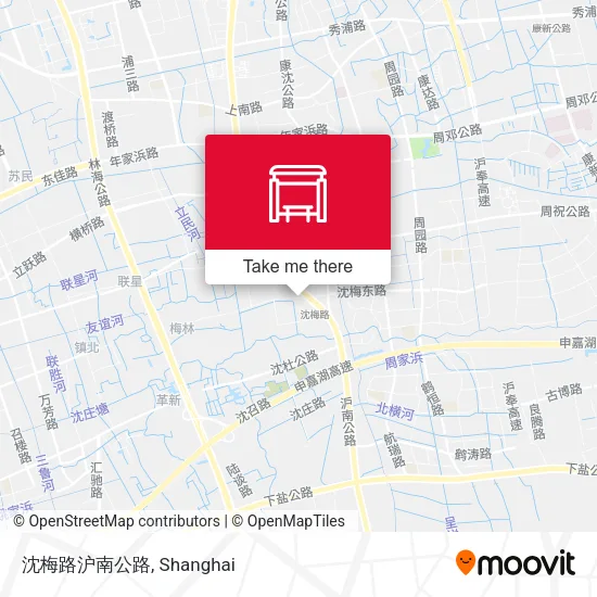 沈梅路沪南公路 map