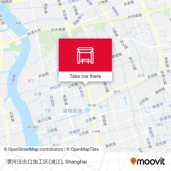 漕河泾出口加工区(浦江) map